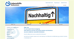 Desktop Screenshot of lebenshilfe-ostholstein.de