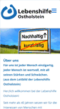 Mobile Screenshot of lebenshilfe-ostholstein.de